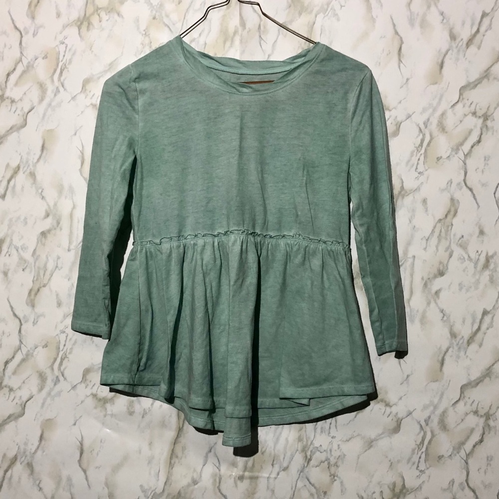 3/4 sleeve flare tee